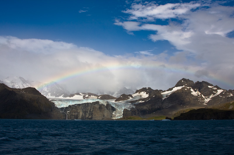 Rainbow Over South Georgia Island